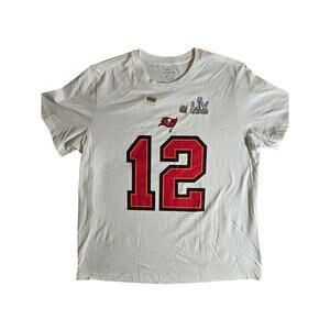 Nike Tampa Bay Buccaneers Tom Brady #12 Super Bowl LV Champions T-Shirt XXL